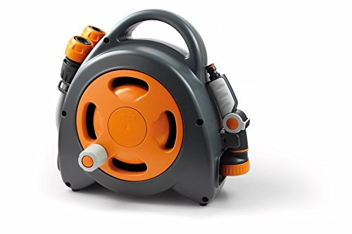 GF 80005608 Schlauchwagen aquabag Maxi mit Kupplungen und-Wasserdüse 16,5 m – orange