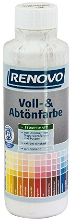 Voll- und Abtoenfarbe Farbe 500 ml Weiss 0095 Renovo