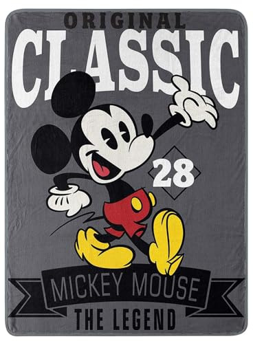 Disney Throw Blanket, Polyester, Multicolor/Assorted, 46 x 60