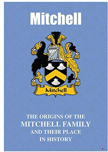 I LUV LTD Mitchell Anglais Nom de Famille Livret D'histoire avec de Brefs Faits Historiques