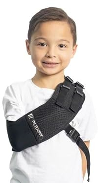 PLEXFIT Athletische Armschlinge (Kind links, schwarz)