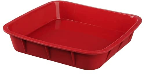 Five - Moule à gâteau carré en Silicone avec poignées 24 cm