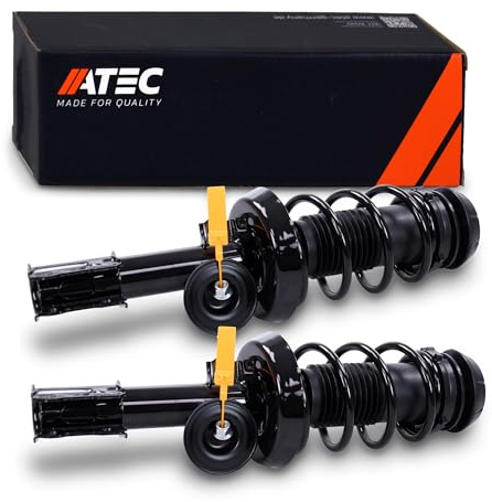 ATEC GERMANY 2x Gasdruck Stoßdämpfer Vorne Federbein, Kompatibel mit OPEL ASTRA G Cabriolet (T98), ASTRA G Caravan (T98), ASTRA G CC (T98), ASTRA G Coupe (T98), ASTRA G Stufenheck (T98)