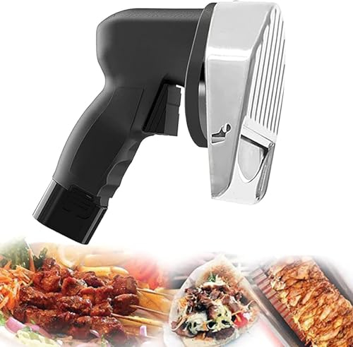 Weyot Couteaux électriques Kebab Jerky Kabob Coupe-Viande Couteau Kebab Couteau Turc pour Couper la Machine Doner