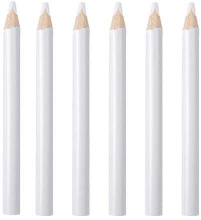 XNHIU 6pcs 2-in-1 Nail Whitening Pencils - White French DIY Nail Designs for Art Manicure Supplies