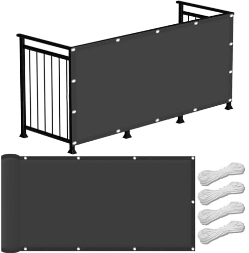 Sonnensegel Sonnenschutz Rechteckig 140 x 220 cm,(Nach Mass) Markisenstoff 98% Uv Schutz Wasserabweisend, Sonnensegel Schattiernetz Markise Baldachin,Für Terrasse Garten, Dunkelgrau