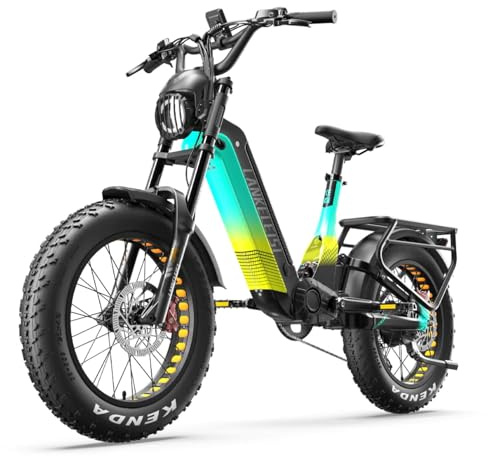 LANKELEISI RX800 Plus E-Bike 20 Zoll Vollfederung Fatbike 960Wh Bis 150KM