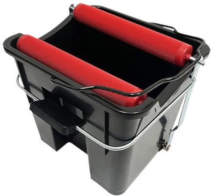 perfk Cubo para fregona con Pedal de 14 l, Cubo de Limpieza con exprimidor de Agua, Resistente y práctico para Usar en Botes, Cubo de Limpieza para el hogar