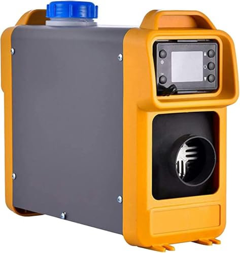Calentador de aire diésel todo en uno de 12 V y 2 KW, calentador diésel con silenciador, calentador de estacionamiento diésel con control remoto y interruptor LCD, calefacción de estacionamiento~/