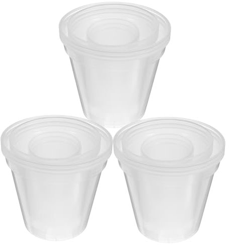 BESPORTBLE 1set Vase Orchid Potting Mix and Pots Large Plant Pots Outdoor Decorative Flower Orchid Nursery Pot for s with Drainage Holes Planter Plastic 9pcs