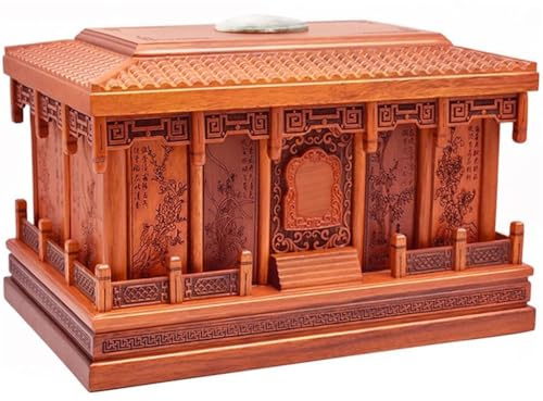 Urnes en Prunier, Orchidée, Bambou Et Chrysanthème, Structure À Tenons Et Mortaises en Palissandre, Columbarium De Cimetière pour Personnes Âgées, Décoration Souvenir