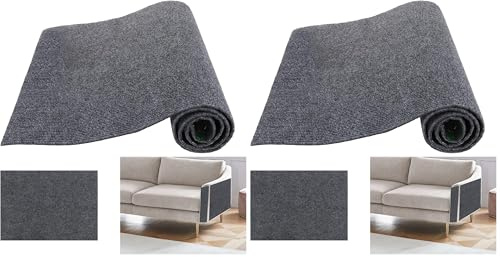 ASelected Kratzmatte Selbstklebend, 40×100cm Selbstklebende Kratzmatte Katzen, DIY Kratzbretter Katze Wand für Katzen, Zum Schutz von Sofas, Tischen und Wänden (Packung mit 2)