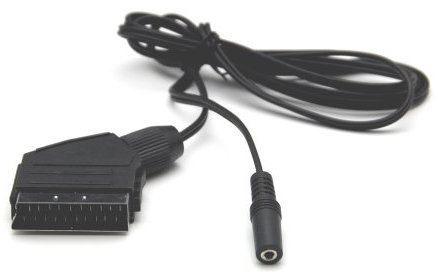 G&BL VDR656 cavo e adattatore video 1,5 m SCART (21-pin) 3.5mm Nero