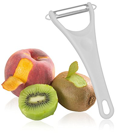 Metaltex Pelatomates, Blanco/Rojo, Estándar