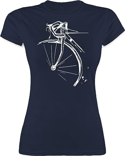 Shirtracer - Shirt Damen - Bekleidung Radsport - Fahrrad Geschenk Rennrad I Radfahren Geschenk
