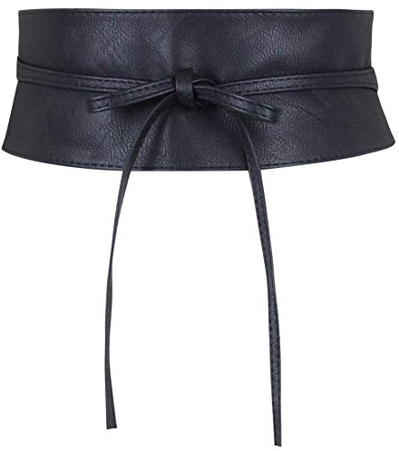 Frentree Damen Taillengürtel, breiter Wickelgürtel Obi Gürtel zum Schnüren Hüftgürtel Bindegürtel