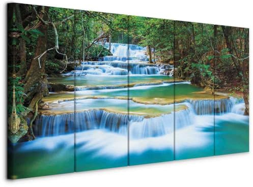 B&D XXL - Akustikbild Akustikplatten Natur, Schallschutz, Wohnzimmer, Büro | Verbessert Raumakustik, reduziert Hall, ideal fürs Büro oder Wohnzimmer, hochwertige Verarbeitung, schnelle Montage, stilvoll