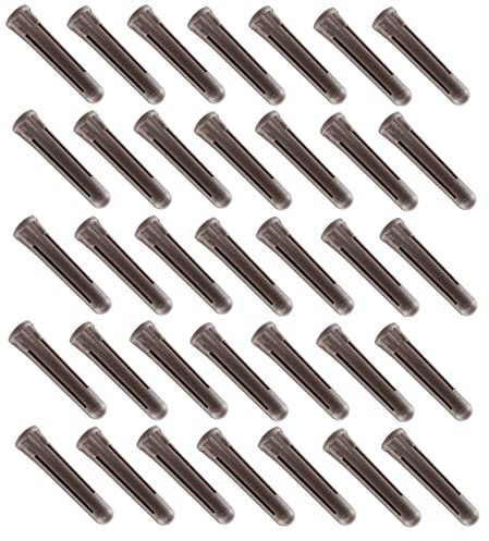 TERF® Premium-Qualität, braune Dübel, 7 mm x 37 mm, robuste Dübel, Spreizdübel, 7,0 mm Lochdurchmesser, ideal für Stein, Ziegel oder Beton, 100 Stück