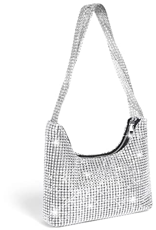 OSDUE Strass Clutch Geldbörsen, Clutch Damen, Glitzer Abendtasche, Kristall Schultertaschen für Hochzeit Party Freizeit Date