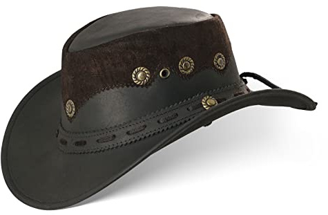 Black Forest Fox Country Luxus Western Cowboy Hut Reiten Leder Sonnenhut