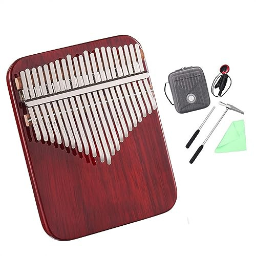Kalimba Piano Professionelles Kalimba-Daumenklavier Mit 17/21 Tasten, Komplett Aus Massivem Holz, Kalimba-Fingerklavier, Tastaturinstrument (Color : 21 Keys)