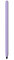 Lápiz Universal de Doble Cabeza táctil Pantalla capacitiva Stylus Pen para iPad Tablet Smartphone (Morado)