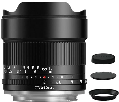 TTARTISAN 10mm F2 ASPH APS-C Ultraweitwinkelobjektiv, 105°Ultraweitwinkel, nahezu verzeichnungsfrei Für Sony E-Mount spiegellose Kameras A6400 A5000 A5100 A6000 A6100 A6300 A6500 A6600 A6700