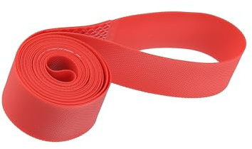 INFINAUTO 20 Zoll Fahrradfelgenstreifen, Felgenband, Innenschlauch, PVC, Rot, 1 Paar