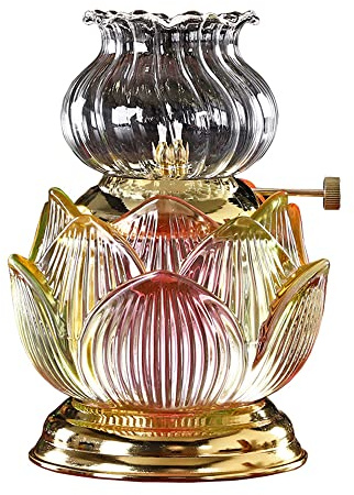 Lámpara de queroseno, lámpara de queroseno, lámpara de queroseno tradicional de 5,31 pulgadas de alto for interiores, lámpara de escritorio portátil a prueba de viento con líquido, lámparas de decorac