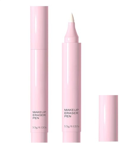 Augen-Make-up-Korrekturstift – Täglicher Make-up-Korrekturstift mit schnellem Halt, tragbarer täglicher Make-up-Entferner für Augenbrauen, Mascara und Lippen