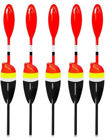 MWZBTG 5 Stück Angelpose Angelposen Bobbers, Catfishing Sliding Bobbers Angelköder-Posen-Set, Posen-Angel-Bobber, Bobber Zum Eisfischen, Schwimmkörper Für Angelausrüstun, 20cm