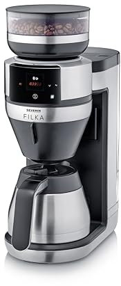 Severin FILKA KA 9695 – Macchina da Caffè Filtro Automatica con Macinacaffè Integrato e Caraffa Termica
