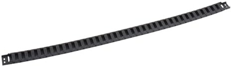 ROMISBABA 1m Cnc Drag Chain Kabelträger Aus Schwarzem Für Kabel Und Schläuche Flexibel Halb Geschlossen Installieren Geeignet Für Maschinenbewegungen