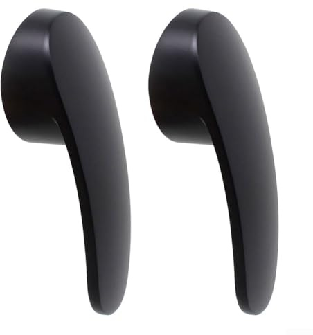 DAZZLEEX 2pcs Kitchen Faucet Replacement Handle Handle Lever Replacement Parts for Bathroom, Kitchen, Sink, Bathtub Black