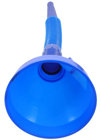 CLISPEED Embudo de Gran con Filtro y Tubo Flexible para Aceite y Resistente Práctico Tapa para Repostaje Rápido y Fácil Coches y Motos