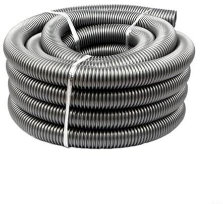 MonoSora Flexible Threaded Vacuum Cleaner Hose 50Mm Inner Diameter Plastic Length Compatible With Various Models, (3meters)