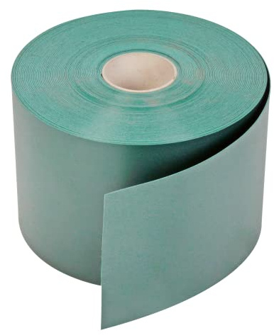 Alberts 642495 Sichtschutzstreifen auf Rolle | zum Einflechten für Doppelstabmatten | robust und formstabil | grün RAL 6005 | Rolle 50 m | Höhe 19 cm