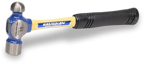 Vaughan FS016 Fiberglass Ball Pein Hammer, 16-Ounce
