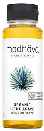 Madhava Agave Nectar Natural Sweetener, Light, 11.75 oz