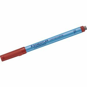 Staedtler Lumocolor correctable F Marker – Marker (schwarz, 0,6 mm)