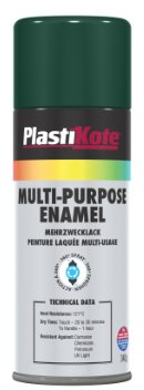 Plasti-kote 60106 400ml Multi Purpose Enamel Gloss - Green