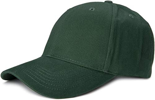 styleBREAKER Unisex Baseball Cap Gebürstete Baumwolle | Einfarbige 6-Panel Kappe. Stufenlos verstellbar mit Klettverschluss Kopfumfang 56-59 cm. 7 cm Schirm gebogen. Mit Schweißband