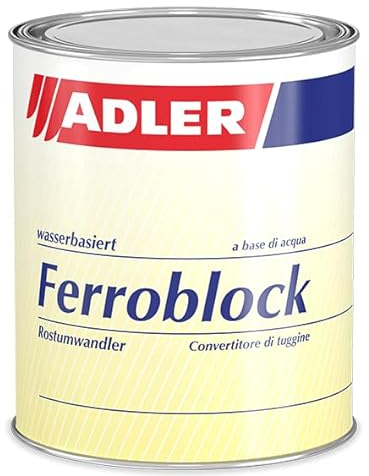 Adler Ferroblock 1l convertitore di ruggine Protezione contro la corrosione antiruggine stabilizzazione antiruggine