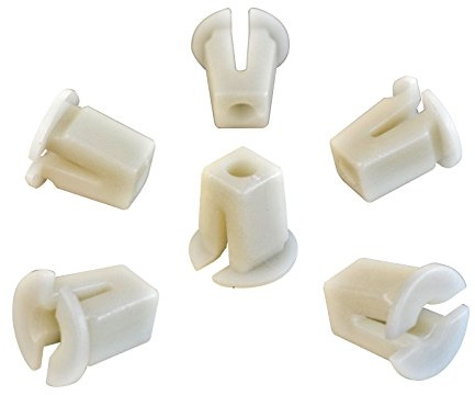 Spreizmutter Klips Universal Karosserie in Weiß 15 Stück