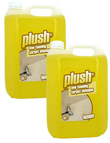 Carpet Cleaner Shampoo & Odour Deodoriser (inc Pet) 10L Plush (LEMON)