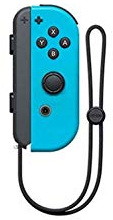 Nintendo Switch Joy mit Funkfernbedienung, Neonblau (rechts)