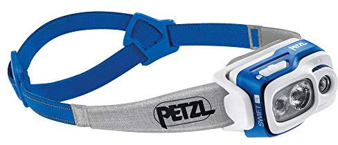 PETZL - Lampada SWIFT RL - Unisex, Blu, Taglia Unica