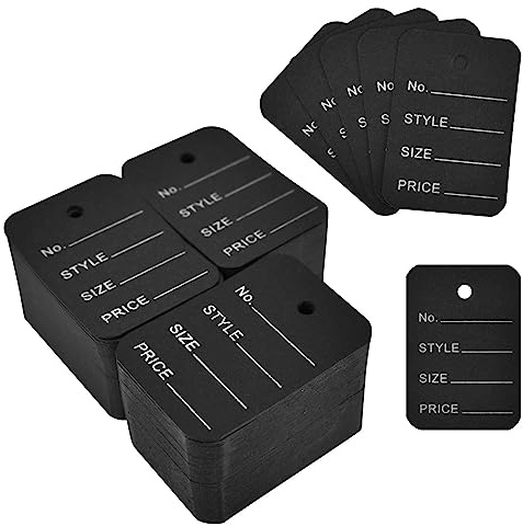 Renashed Lot de 1 000 étiquettes de prix perforées pour prix de vêtements, 4,9 x 3,5 cm