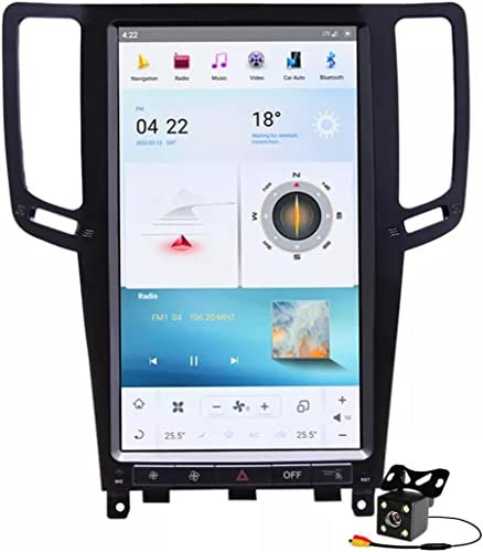 MLXABH Android 11 Autoradio Navigatore Satellitare Radio per in-finiti G25 G35 2007-2013 Navigazione GPS Touchscreen da 13,6 Pollici Lettore multimediale MP5 Ricevitore Video con WiFi 4G DSP Carp