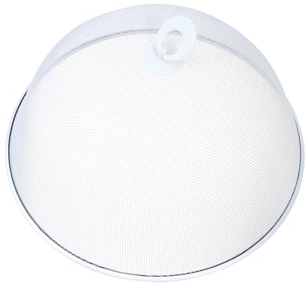 Cabilock Cloche Alimentaire Blanche De 35 Cm De Diamètre Multifonction pour Plats Facile À Transporter pour La Maison